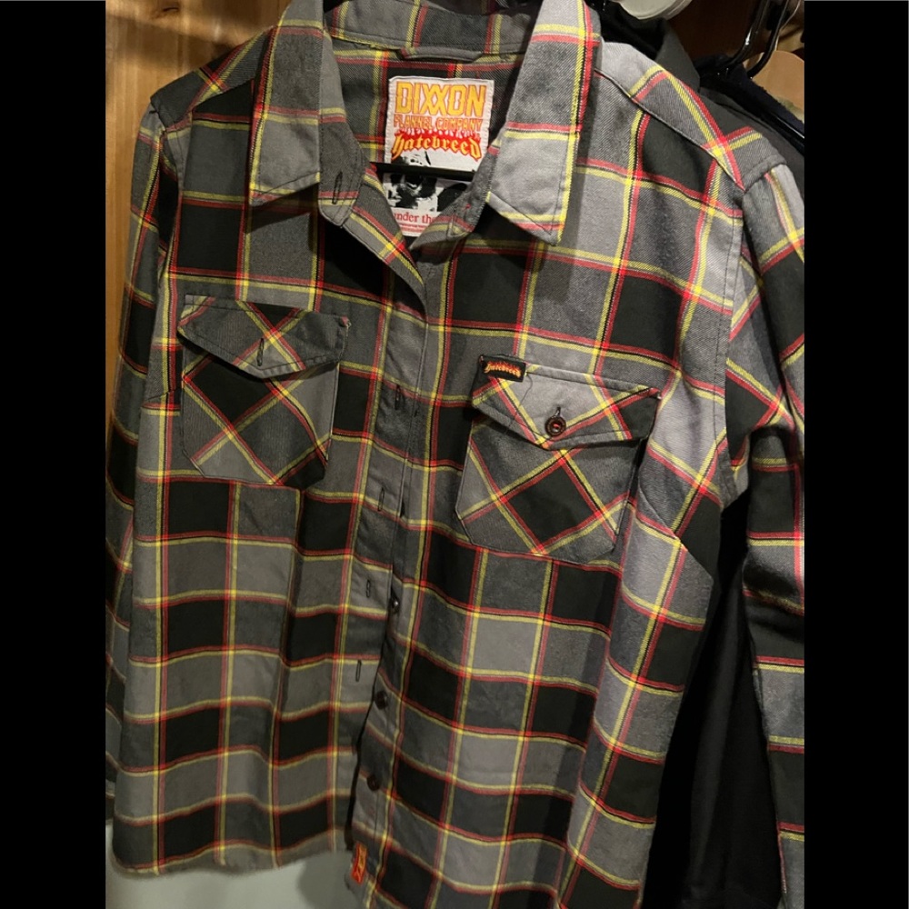 DIXXON Women's "Hatebreed" Flannel ~ Size Large